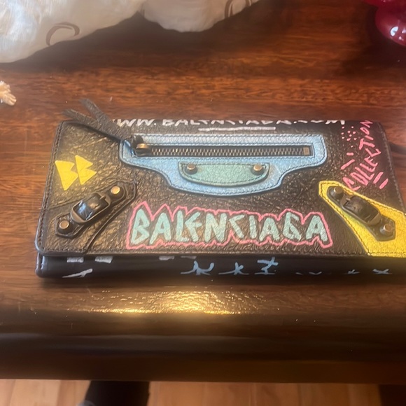 Balenciago graffiti wallet - Picture 1 of 5